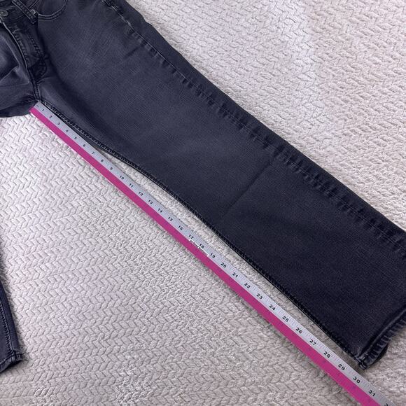 BKE Jake Straight Mens 30x32 Black Denim Jeans Cotton Blend Stretch - Picture 9 of 16